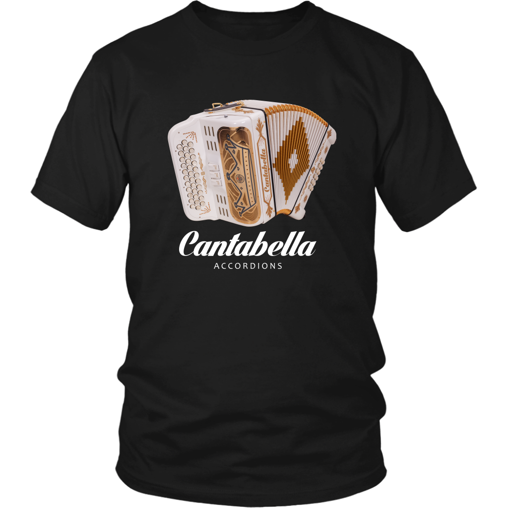 Cantabella Rey Black Tee - White/Gold Rey